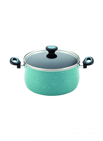 12-Piece Nonstick Cookware Set Gulf Blue Speckle
