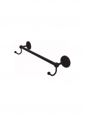 Prestige Monte Carlo Collection Integrated Hooks Towel Bar Oil-Rubbed Bronze 18inch