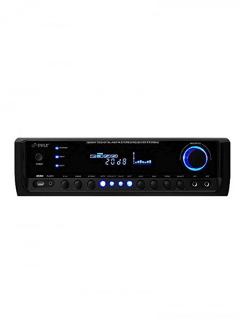 4-Channel Digital AM/FM Stereo Receiver PT390AU Black/Blue