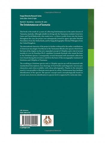 The Entolomataceae Of Tasmania (Fungal Diversity Research Series) Paperback