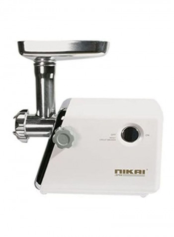 Portable Meat Grinder 1200W NMG744U White/Silver