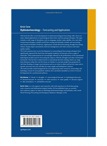 Hydrometeorology: Forecasting And Applications Paperback