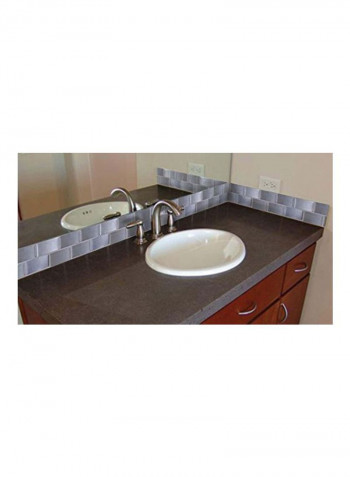 Backsplash Tile With Stick Adhesive Grey 11.25x10inch