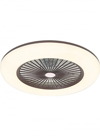 Ceiling Fan with Lighting LED Light Brown