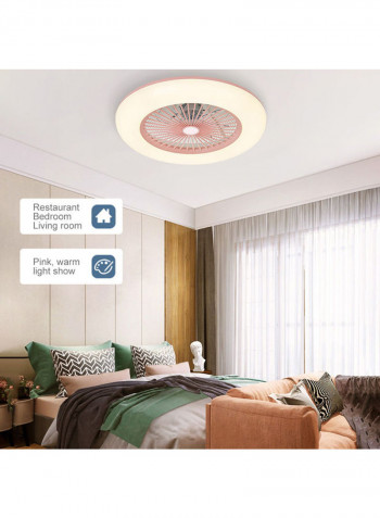 Ceiling Fan with Lighting LED Light Brown