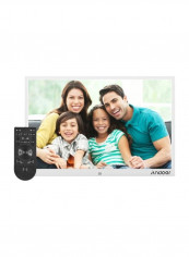 LED Digital Photo Frame With Remote Control 15.4inch Silver