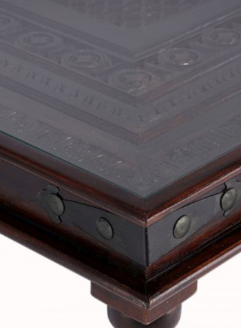 Daria Coffee Table Brown 100x44x100cm