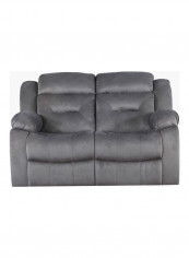 Keith 2-Seater Recliner Sofa Grey