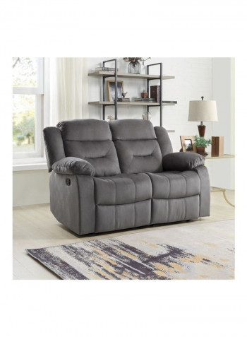 Keith 2-Seater Recliner Sofa Grey