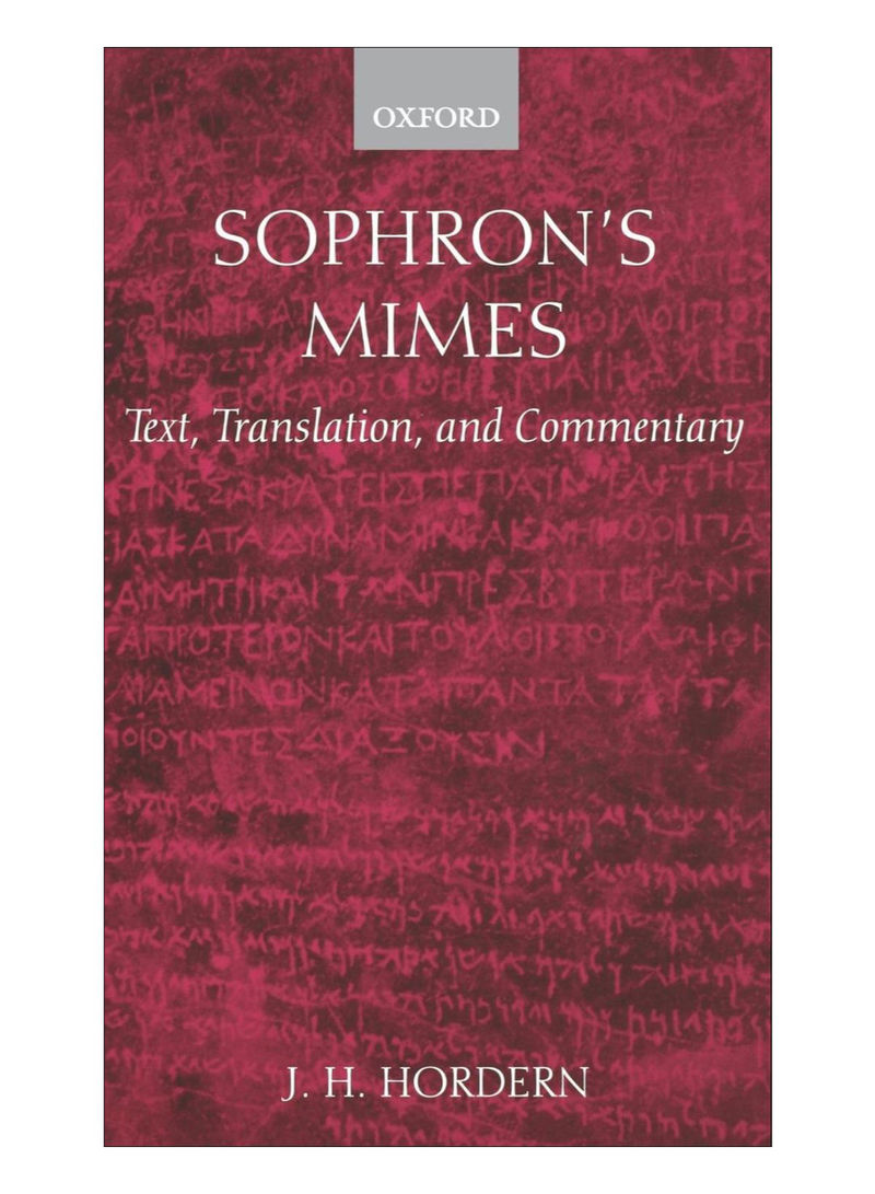 Sophron's Mimes Hardcover