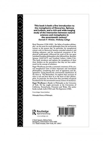 Descartes, Spinoza, Leibniz Hardcover