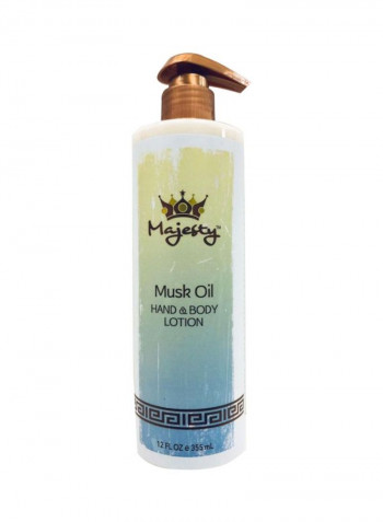 Musk Oil Hand And Body Lotion 12ounce