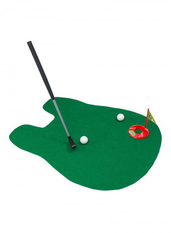 Potty Putter Bathroom Mini Golf Mat Set