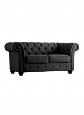 Chester Hill Sectional Sofa Black 94x150x83centimeter