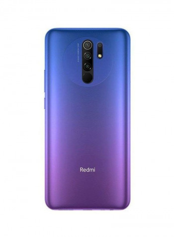 Redmi 9 Dual SIM Sunset Purple 4GB RAM 64GB 4G LTE With Xiaomi Mi Band 4 Waterproof Fitness Tracker Black