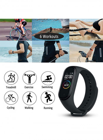 Redmi 9 Dual SIM Sunset Purple 4GB RAM 64GB 4G LTE With Xiaomi Mi Band 4 Waterproof Fitness Tracker Black