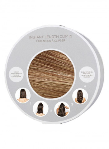 Instant Extra Long Volume Clip In Mocha Brown