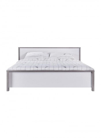 Allano Bed White 185 X 205 X 90cm