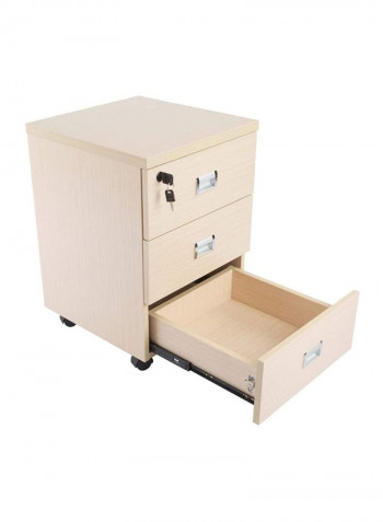 Modern Workstation Desk Beige