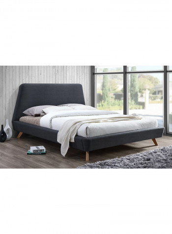 Mabry Upholstered Platform Bed Black