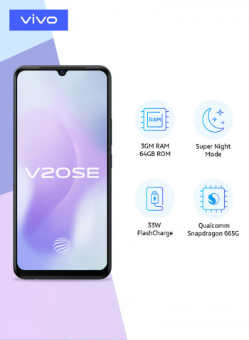 V20 SE Dual SIM Oxygen Blue 8GB RAM 128GB 4G LTE With Bluetooth Stereo Speaker