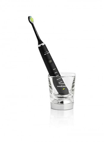 Diamondclean Sonic Electric Toothbrush Kit Black/Clear/Green
