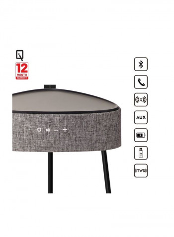 Built-In Bluetooth Speaker Black/Grey