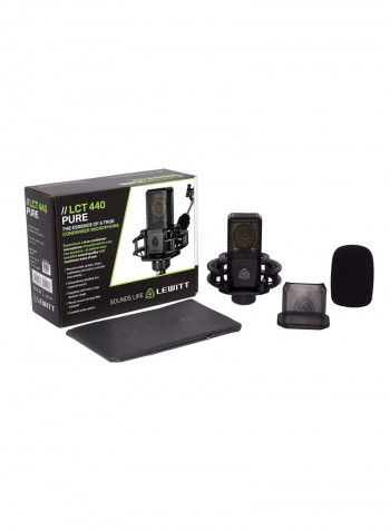 Pure Large Diaphragm Condenser Microphone LEWITT LCT 440  Black