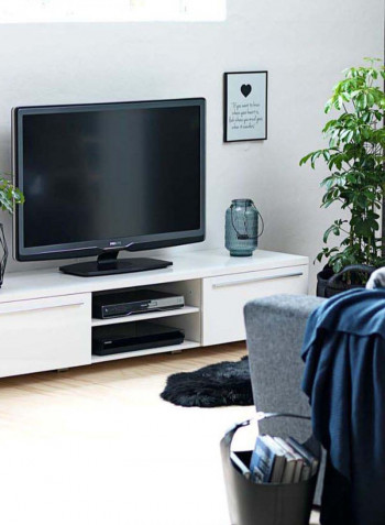 Aakirkeby Television Bench White