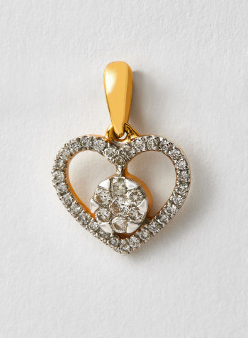 Pure Sparkle Heart Pendant