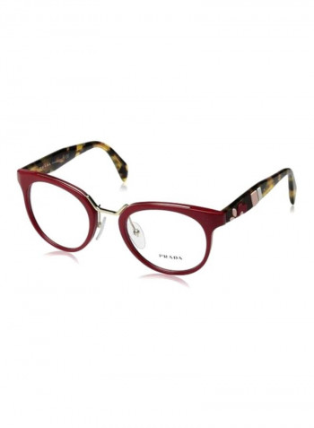 Round Eyeglass Frame - Lens Size: 51 mm للنساء