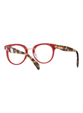 Women's Round Eyeglass Frame - Lens Size: 51 mm