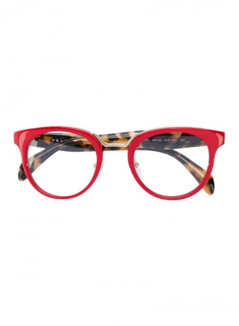 Round Eyeglass Frame - Lens Size: 51 mm للنساء