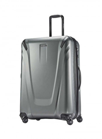 2-Piece Trolley Luggage Bag Set Crystal Grey