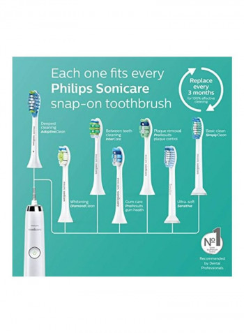 Diamond Clean Sonic Electric Toothbrush Set Black