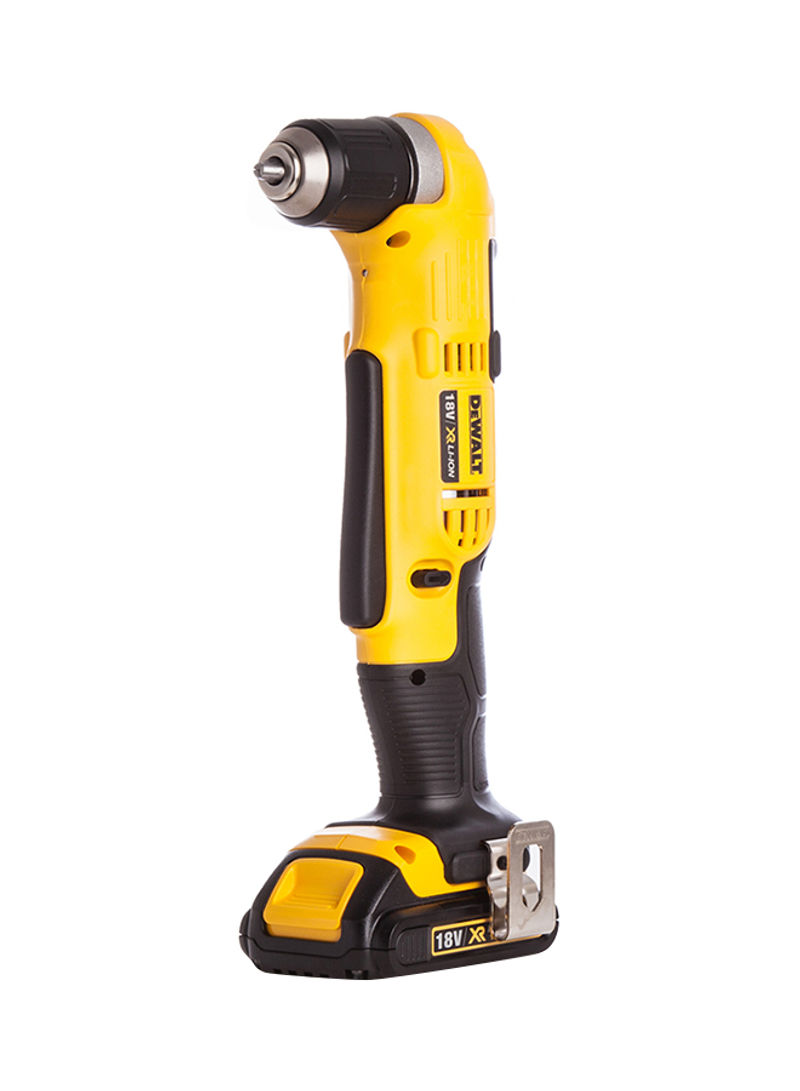 Cordless Angle Drill Yellow/Black/Silver 12inch
