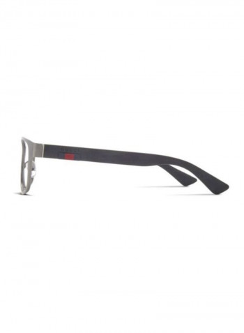 Men's Square Eyeglass Frame - Lens Size: 55 mm
