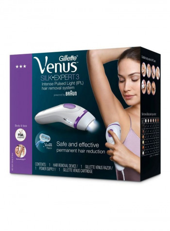 Silk Expert Visible Hair Removal White/Purple