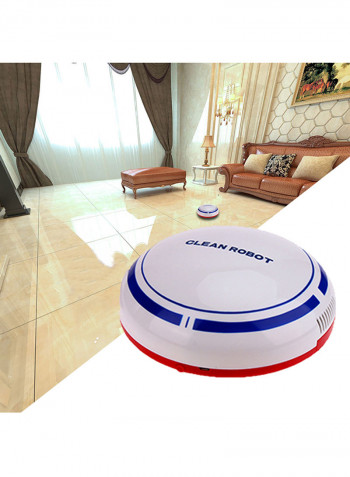 USB Charging Mini Wireless Intelligent Cartoon Sweeping Robot NF0125040001 White/Red/Blue