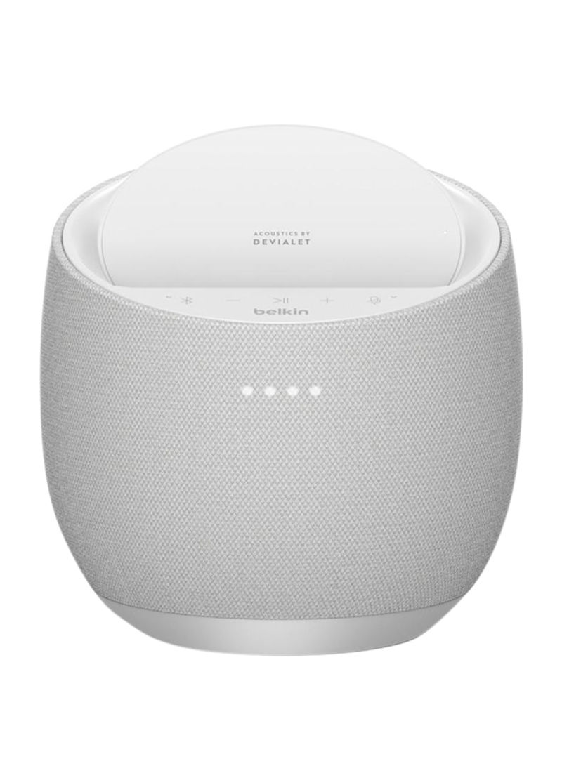 SOUNDFORM ELITE Hi -Fi Smart Speaker + Wireless Charger 10W White