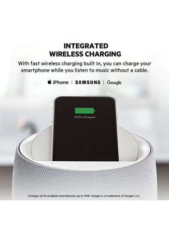SOUNDFORM ELITE Hi -Fi Smart Speaker + Wireless Charger 10W White