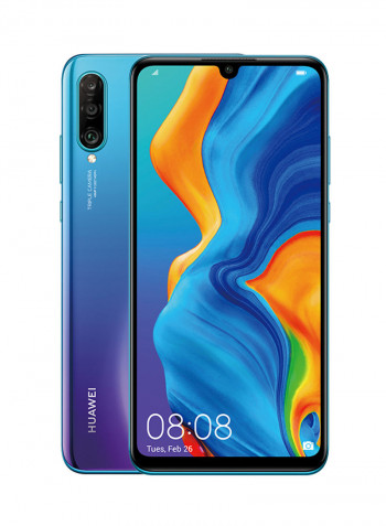 P30 Lite Dual SIM Peacock Blue 4GB RAM 128GB 4G LTE With Sports Bluetooth