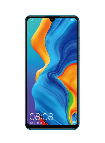 P30 Lite Dual SIM Peacock Blue 4GB RAM 128GB 4G LTE With Sports Bluetooth