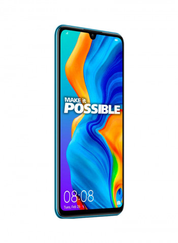P30 Lite Dual SIM Peacock Blue 4GB RAM 128GB 4G LTE With Sports Bluetooth