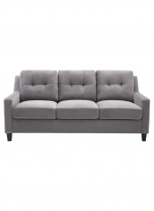 Cooper 3-Seater Sofa Grey 88.5x195cm