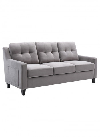 Cooper 3-Seater Sofa Grey 88.5x195cm
