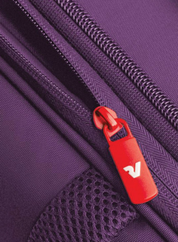 Venice Softside 3 Piece Luggage Trolley Set Purple