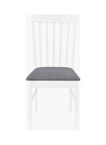 Boston 6-Seater Dining Set White/Grey