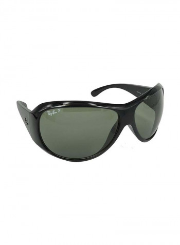 Polarized Rectangular Sunglasses - Lens Size: 61 mm