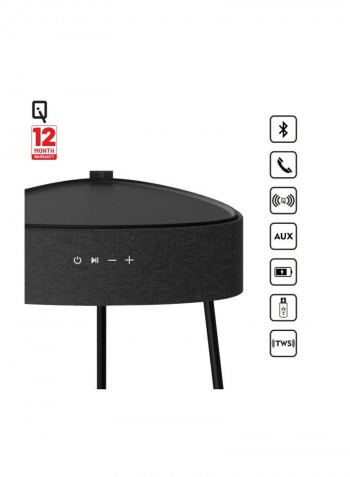 Smart Table Bluetooth Speaker Black/Grey